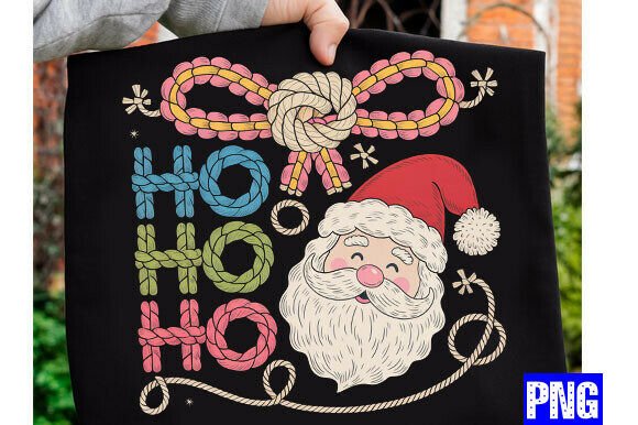 Ho Ho Santa Face Embroidery Design