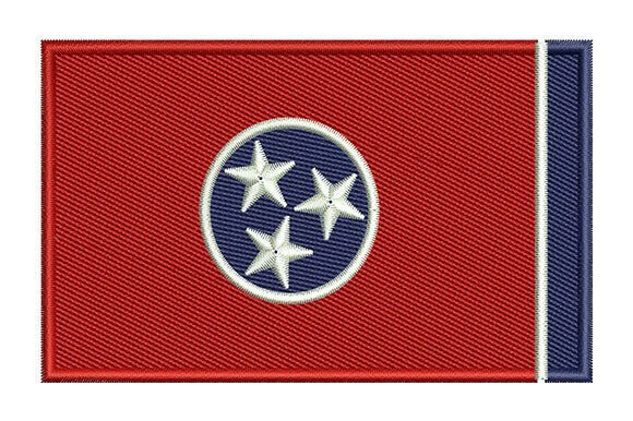Tennessee State Flag Embroidery Designs